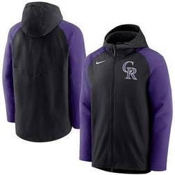 Nike Men's Colorado Rockies Black Authentic Collection Full-Zip Jacket