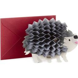 Hällmark Pop Up Birthday Card 3D Honeycomb Hedgehog