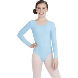 Capezio Girl's Long Sleeve Leotard - Light Blue