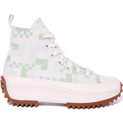 Converse Run Star Hike Crafted Jacquard Platform High Top M - Egret/Virtual Matcha/Light Silver