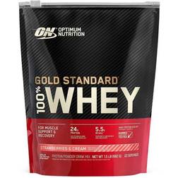 Optimum Nutrition Gold Standard 100% Whey Protein Powder Strawberries Cream