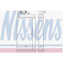 Nissens 70230 Wärmetauscher Innenraumheizung