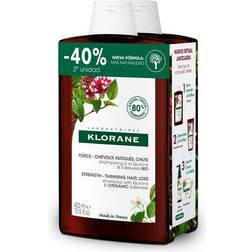 Klorane La Quinina Y Edelweiss Bio champú fortalecedor duo