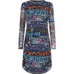 Desigual VEST_LETTERING damen Kleid Bunt