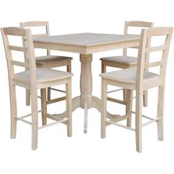 International Concepts 5 PC Set Bar Stool