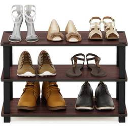 Furinno turn-s-tube engineered 3-tier Shoe Rack