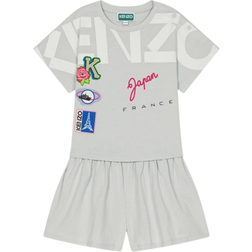 Kenzo Girl's Journey Playsuits - Ecru (LD5K14250D03)