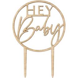 Ginger Ray Hey Baby Cake Decoration