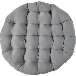 Blazing Needles Twill Papasan Chair Cushions Gray