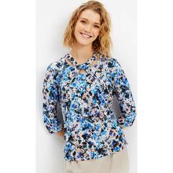 IN FRONT Martha Blouse - Blue