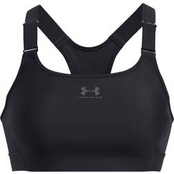 Under Armour HeatGear Armour High Women's Sports Bra - Black/Jet Grey