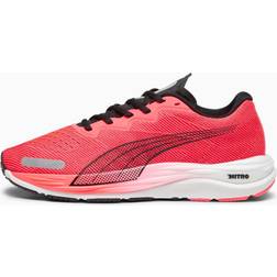 Puma Velocity Nitro Men's Running Shoes, Fire Orchid/Black