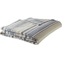 Eddie Bauer Herringbone Blankets Blue (228.6x228.6cm)