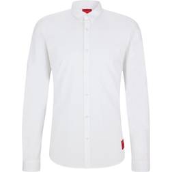 HUGO BOSS Ero3-W Stretch-Cotton Extra-Slim-fit Shirt - White