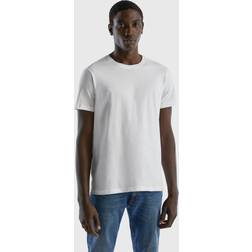 United Colors of Benetton T-Shirt 3U53J1F15 Weiß Regular Fit