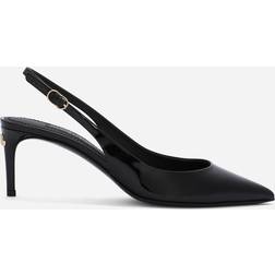 Dolce & Gabbana Cardinale Patent Leather Slingbacks