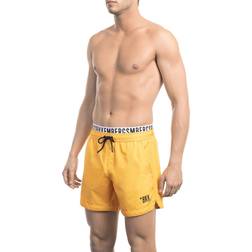 Bikkembergs Mens Men Shorts Elastic Orange