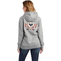 Ariat Women's Thunderbird Chimayo Hoodie, Heather Grey