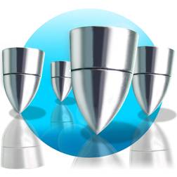 Dynavox Set Di 4 Basi Per Altoparlanti E Apparecchi SubWatt In Cromo