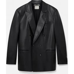 Stella McCartney Blazer Af Vegansk Læder Jakke - Sort