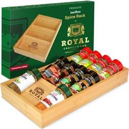 Royal Craft Wood Luxury Spice Drawer Organizer For Kitchen