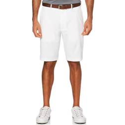 PGA tour Flat Front Expandable Waistband Golf Shorts - White