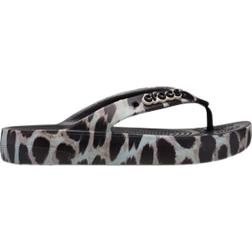 Crocs Classic Platform Animal Remix - Black Leopard