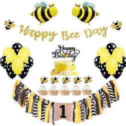 Bee First Birthday Party Decorations Cake Decoration