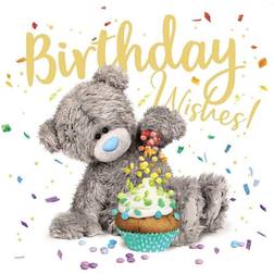 Me to You Cards & Invitations Bear 3D Holographic Birthday Wishes