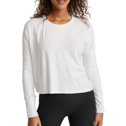 Beyond Yoga Featherweight Daydreamer Pullover - Cloud White