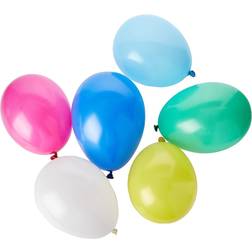 Party Crazy Balloons Large Round Multicolor 20-pack