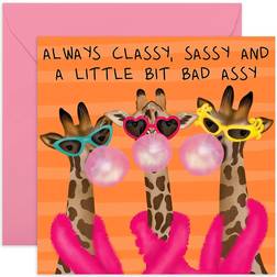 Central 23 Cards & Invitations Always Classy, Sassy And A Little Bit Bad Assy Fun Birthday Card