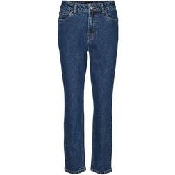 Vero Moda Vmbrenda Straight Fit Jeans - Blue/Dark Blue Denim