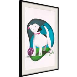 Artgeist Inramad Tavla Dog's Dream 30x45 Poster