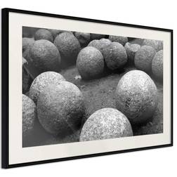 Artgeist Inramad Tavla Stone Spheres Poster