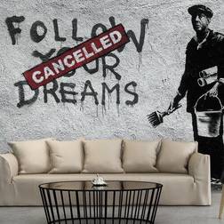 Artgeist Fototapet Dreams Cancelled Banksy Flere Størrelser fra Walldelux.dk