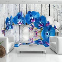 Artgeist Fototapet Cobaltic orchid Flere Størrelser fra Walldelux.dk