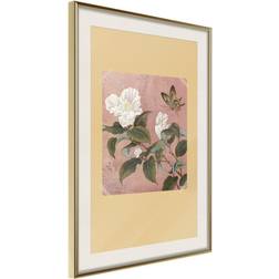 Artgeist Inramad Tavla Rhododendron and Butterfly Poster