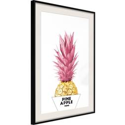 Artgeist Inramad Tavla Trendy Pineapple 30x45 Poster