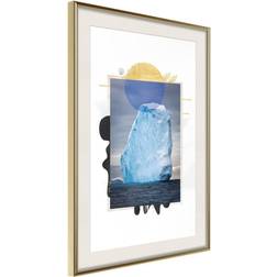 Artgeist Inramad Tavla Tip of the Iceberg 30x45 Guldram Poster