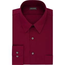 Van Heusen Men's Athletic Fit Poplin Dress Shirt - Magenta