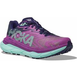 Hoka Women's Tecton X All-Terrain Running Shoes in Orchid Flower/Night Sky