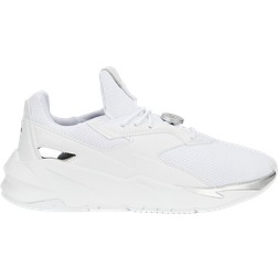 Puma Womens Fierce Nitro Womens Running Shoes White/Silver