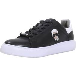 Karl Lagerfeld Paris Karl Head Lace-Up Sneaker Black