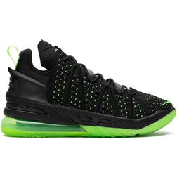 Nike LeBron 18 Dunkman M - Black/Electric Green