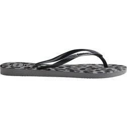 Havaianas Slim Animals Sandals - Steel Grey