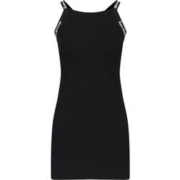 Alexander Wang Logo Bodycon Tank Dress - Black