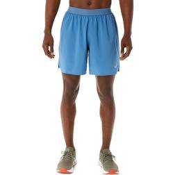 Asics Road 2-In-1 7Inch Short Men - Azure/Performance Black