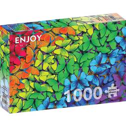 Enjoy Rainbow Butterflies 1000 Pieces