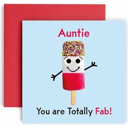 Huxters Cards & Invitations You're Fab Auntie Happy Birthday Card